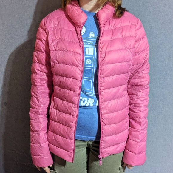 Nuage Sport Lightweight Packable Puffer Jacket – Women’s M – Pink - Picture 3 of 11